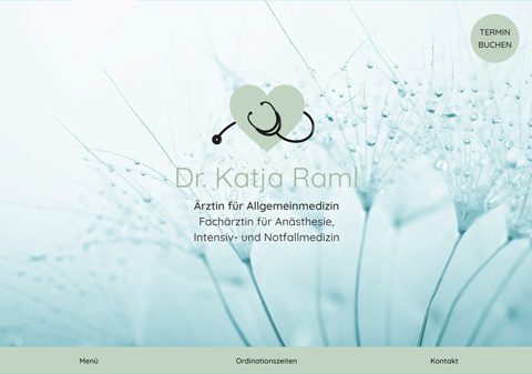 Die Website von Hausärztin Dr. Katja Raml